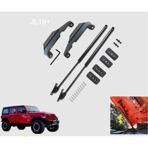QDAEROHIVE car hood reuses the gas spring support rod Slow Down Shock Gas Strut for Wrangler JL 2018