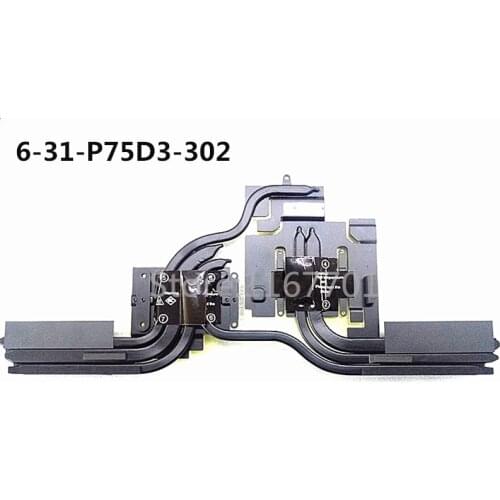 New Laptop CPU/GPU Cooling radiator heatsink for Clevo P151SMA P750 P750DM2-G P750DM2 P751 P751DM2 ZX7 ZX8 V56 pro X599 GTX1070