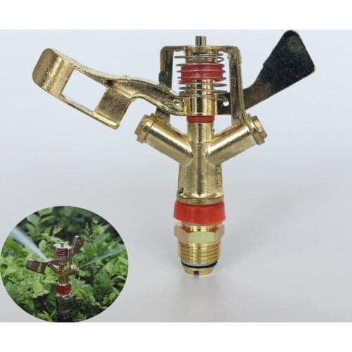 1/2" 3/4" Alloy Rocker Arm Water Sprinklers Spray Nozzles Garden Irrigation Sprinklers