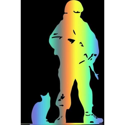 S51718 Various Sizes/Colors Car Stickers Vinyl Decal Polite to the Cat Motorcycle Decorative Accessories Creative Waterproof
