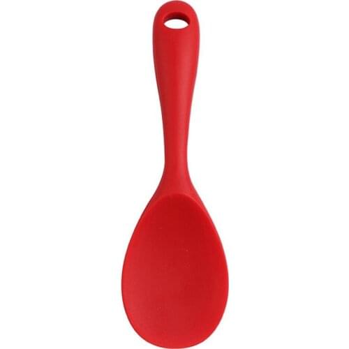 1pc Silicone Rice Paddle Spoon Universal Nonstick Rice Scooper Rice Shovel Creative Non-Stick Rice Cartoon Rice Spoon