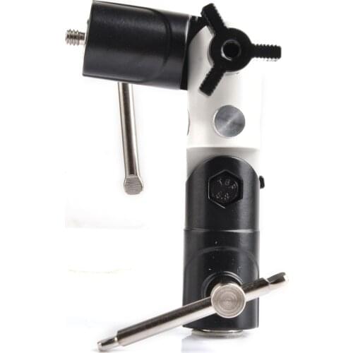 U Type DSLR Camera Accessories 1/4"-3/8" Flash Shoe Swivel Umbrella Holder Light Stand Conversion Screw Adapters Bracket