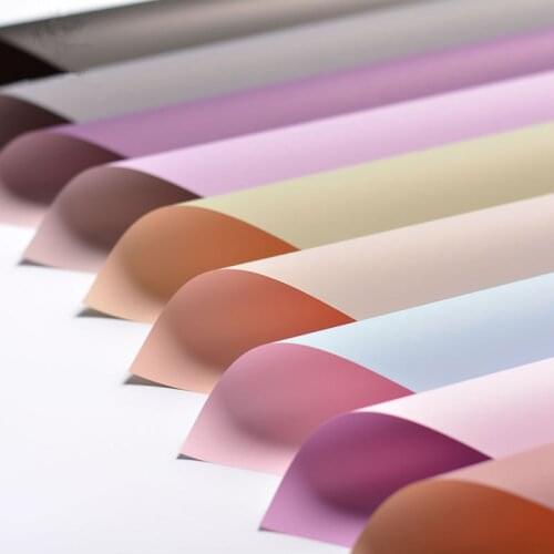 20pcs/lot 40*45cm Waterproof Wrapping Paper Wedding Gift Decoration Paper Copy Paper DIY Candy Colors Flower Wrapping