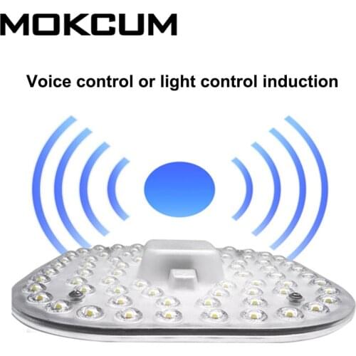 Sound Light Control Led Light AC 180V-240V 5W 12W Delay Sensing Module Automatic Lamp Photocell Light Controller