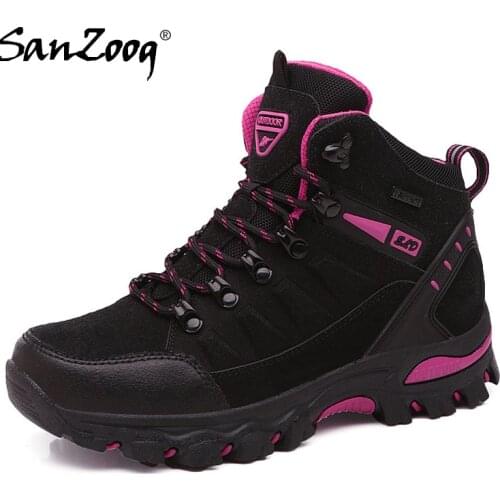 Winter Women Mountain Boots Outdoor Ankle Hiking Shoes Trekking Botas Senderismo Mujer Buty Trekingowe Damskie Dropshipping