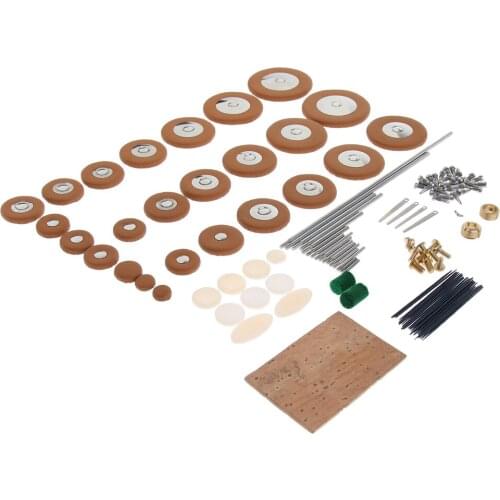 1 Set of Alto Saxophone Repair Kit Sax Pads Reed Needles Shaft Rods