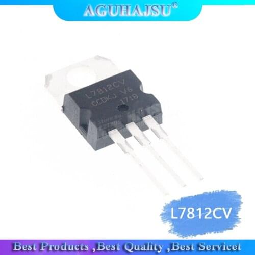 10pcs L7812CV L7812 KA7812 MC7812 Voltage Regulator 12V 1.5A TO-220 new original
