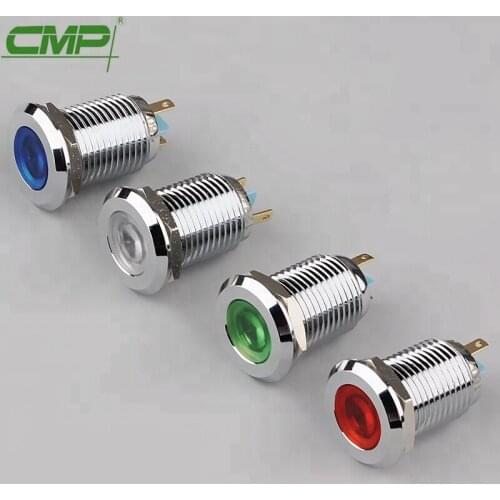 12mm Waterproof IP67 Machine Indicator Light