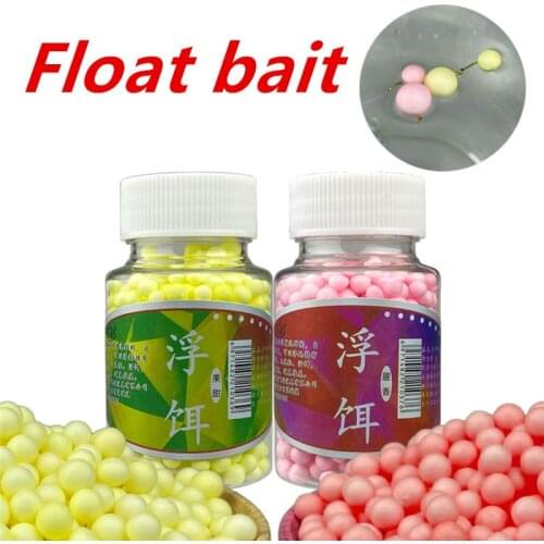 170/900pcs EPS Carp Foam Floats Ball Beads Beans Fishing Lure Boilies Sweet Smell Floating Bottom Hair Rig Popup Fishing Bait