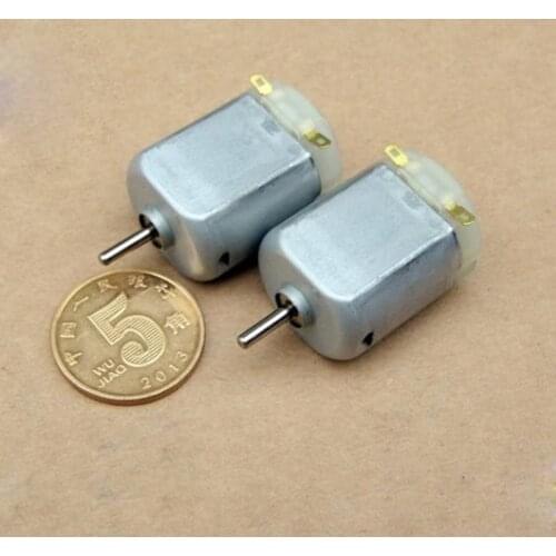 2pcs/lot 4 Four-wheel Motor 130-14150 Carbon Brush Long Life Mini Micro Toy Motor DIY DC3-6V 3V TO 6V DC