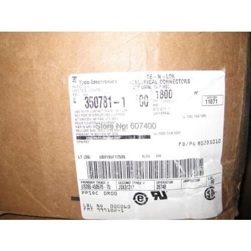 350781-1 CONN CAP 6POS 94V-0 UNI-MATE TYCO housings TE AMP housings connectors terminals 100% new and original parts