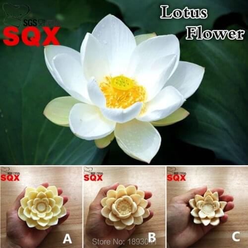3 styles Lotus Shaped Chocolate Candy 3D Silicone Mold Cartoon Figre / Cake Tools Soap Mold Sugar Craft Cake Decoration SQ16295