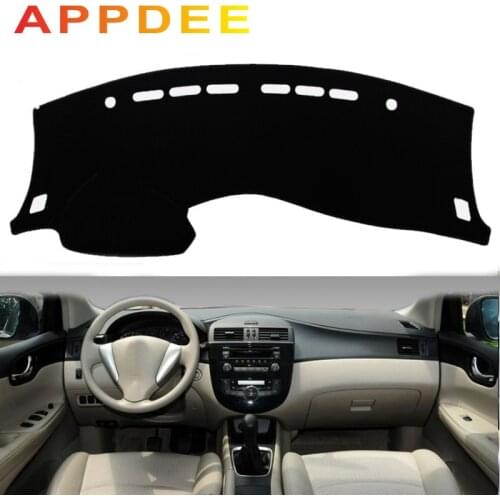 APPDEE For Nissan tiida c12 2011-2019 Car Styling Covers Dashmat Dash Mat Sun Shade Dashboard Cover 2012 2013 2014 2015 2016 201