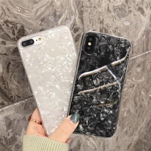 Glitter Phone Case For iPhone 6 6s 7 8 Plus Dream Shell Cases Soft TPU Silicone Cover
