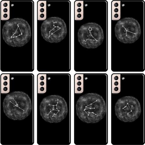 Zodiac Signs constellations Cover For Samsung Galaxy S20 FE S8 S9 S10 Plus Note 9 10 Note 20 Ultra S21 Phone Case