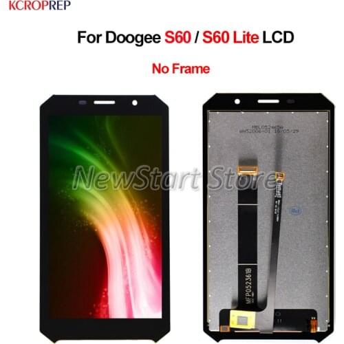 For Doogee S60 LCD Display Touch Screen Digitizer Assembly 5.0" 100% Tested Replacement Accessory For Doogee S60 Lite lcd