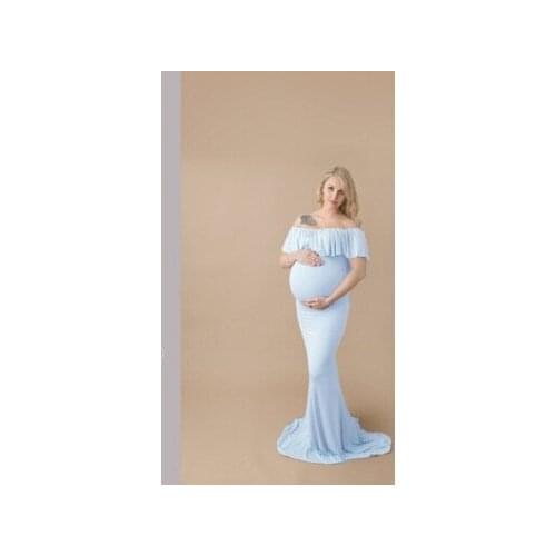 Платья с открытыми плечами для беременных HYLXJ China At AliExpress