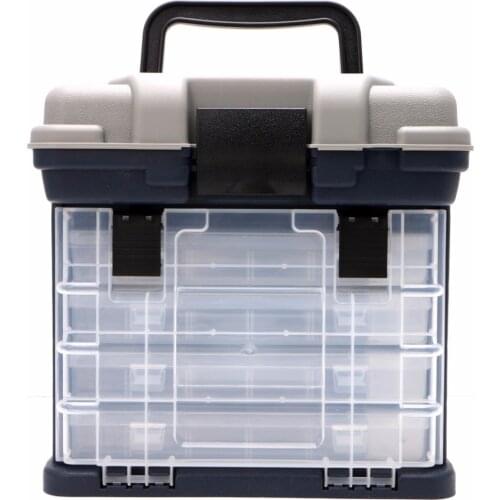 5 Layer Fishing Tackle Box Plastic Handle Fishing Boxes Carp Fishing Tools27RD