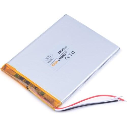 Lithium ion rechargeable batteries 3-wire 409092 3500MAH For laptop cell phone speaker e-book video game 049092 388992 398992