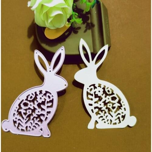 Easter Bunny Metal Cutting Dies for DIY Scrapbooking Album Paper Cards Decorative Crafts Embossing Die Cuts