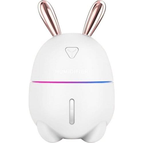 New Cute Rabbit Mini Humidifier Usb Home Mute Bedroom Small Desktop Air Spray Moisturizing Creative Cute Pet