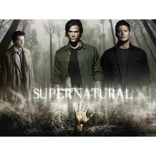 Supernatural - US TV Show Season Art Film Print Silk Poster Home Wall Decor 24x36inch