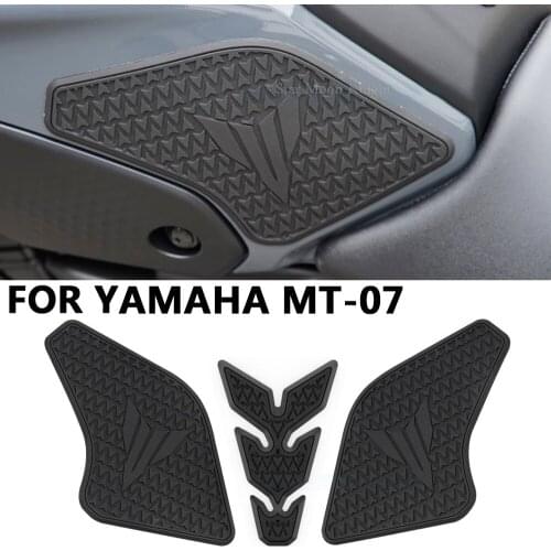 Motorcycle Tankpad anti-slip tank Pad sticker protection stickers SIDE TANK PADS Traction Pad For Yamaha MT 07 MT07 MT-07 2021