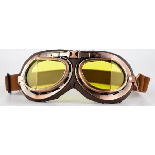 Retro goggles for motorcycle helmet riding outdoor goggles wind proof and sand proof protective glasses protective glasses