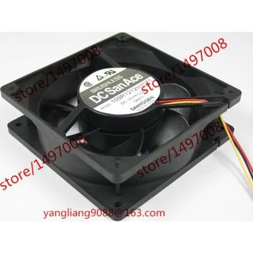 SANYO DENKI 109R1212H1071 DC 12V 0.52A 120x120x38mm Server Cooling Fan