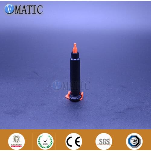 High Quality 5cc/ 5ml Black Syringe Barrel Set Liquid Dispensing Pneumatic Syringe With Piston/Stopper & End Cover