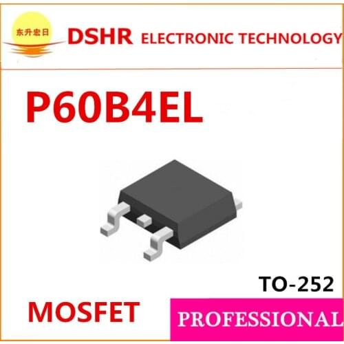 Smd P60B4EL TO252 50pcs/lot P60B4 60A 40V N-Channel pdf data inside high quality