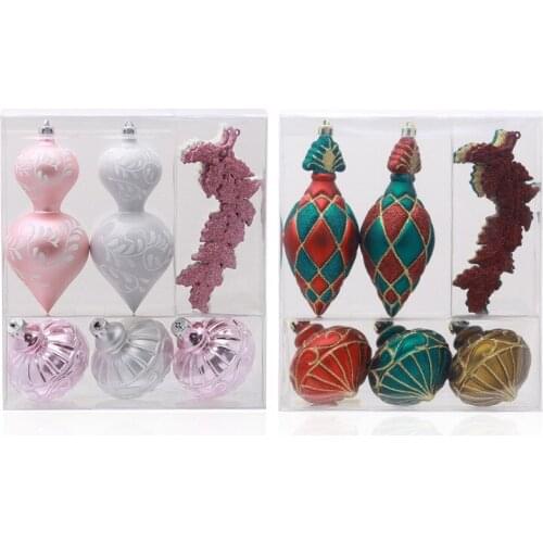 Christmas Home Decorations Special-shaped Ornaments Set Christmas Tree Ornaments Garland for Decoration Festoon Christmas Balls