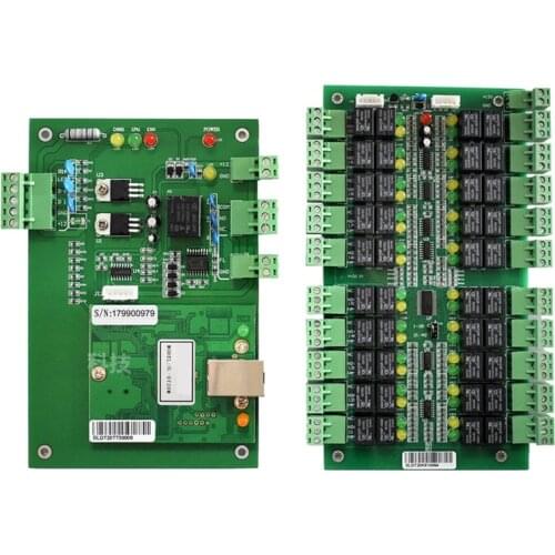 TCP/IP 20/40 Floors Elevator Access Controller Module Lift Controller System for Biometric Fingerprint RFID Card Reader