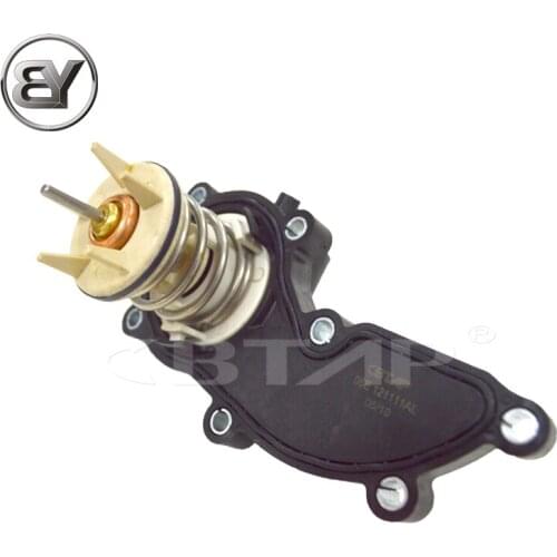 Engine Cooling Thermostat Housing Assembly ForAudi A6 A7 A8 Quattro Q5 Q7 S4 S5 SQ5 06E121111AL 06E121111AD/AL/P/S/D