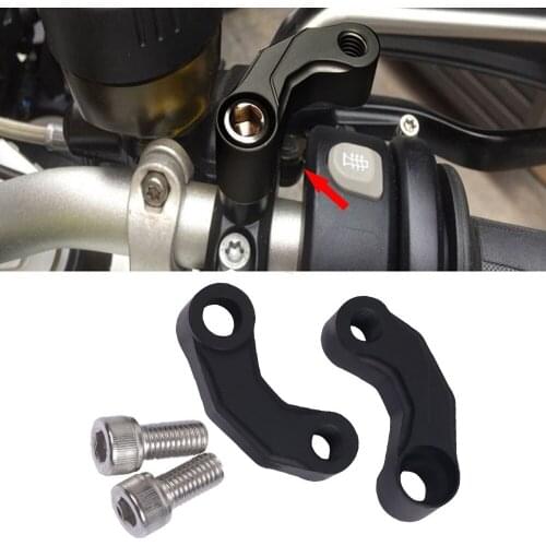 Motorcycle Rearview Mirror Modification Extension Bracket Suitable for BMW Mirror Code R1200GS LC/R1200 GS LC