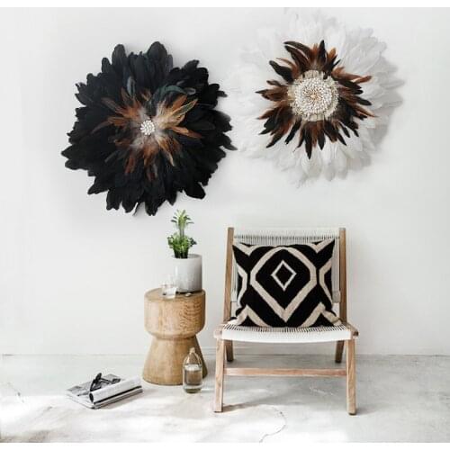 Ethnic style, wave, original style, handmade feather decoration, wall hanging room, bedside bunker decorations wall decor