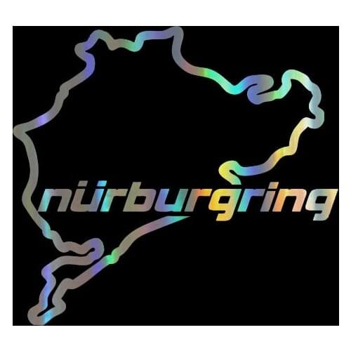 Funny Racing Road Racing Nurburgring Car Sticker Automobiles Motorcycles Exterior Accessories Vinyl Decals for Bmw Audi Jeep Kia