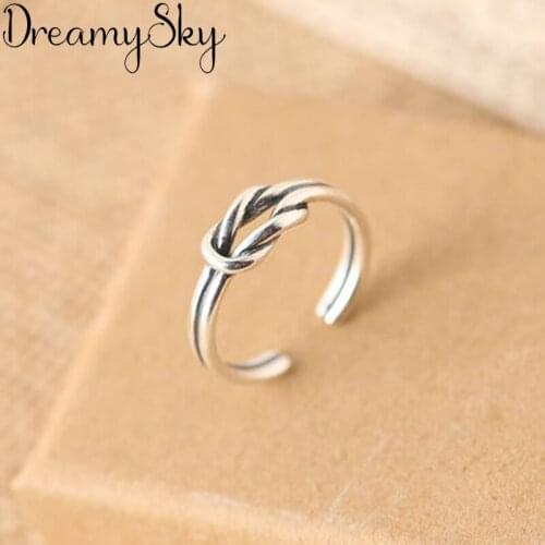 Personality Exaggeration Silver Color Hollow Rings For Women Bijoux Adjustable Open Ring