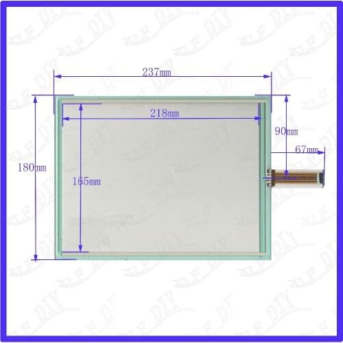 ZhiYuSun TASTITALIA 237*180mm 4Wire Resistive TouchScreen Panel Digitizer 237*180 this is compatible