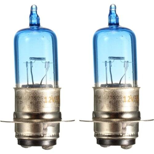 2pcs/lot 35W ATV Motorcycle Headlight Bulb for Suzuki FOR Yamaha Banshee for Kawasaki For Honda Lamp 12V H6M Base