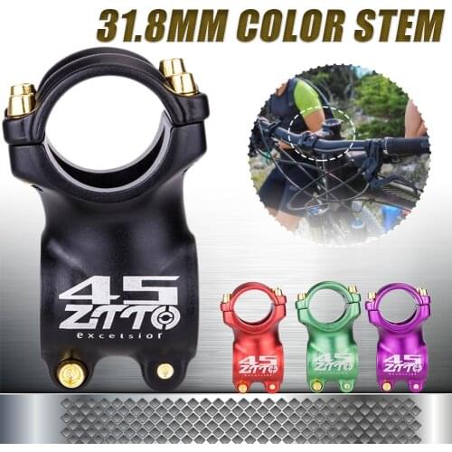 2021 New Bicycle 45mm Short Stem 31.8mm 7 Degree Handlebar Mountain Road Bike Handlebar Stem MTB Bike Accessories