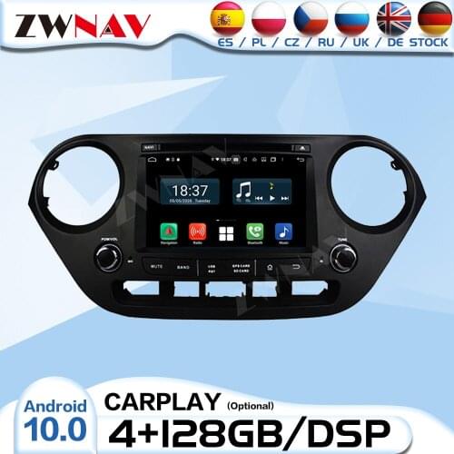 2Din Android Radio Receiver For Hyundai I10 I-10 2013 2014 2015 2016 2017 2018 2019 Audio Stereo Video Player GPS Navi Head Unit