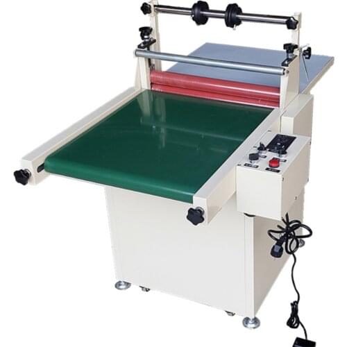700 Type Conveyor Belt Electric Cold Laminating Machine Automatic Film Laminator Laminating Machine 220V//650W 1-10m/min 0.1-5mm
