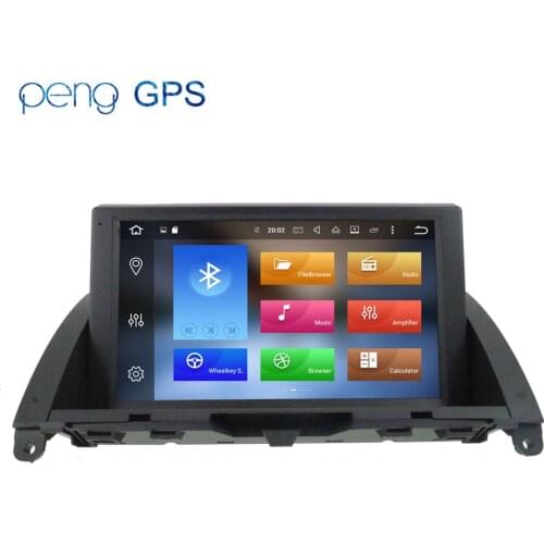 Android 8.0 7.1 Car Radio Stereo Headunit GPS Navi for MERCEDES-BENZ C klasse W204 2007-2011 no Car DVD Player Multimedia Video