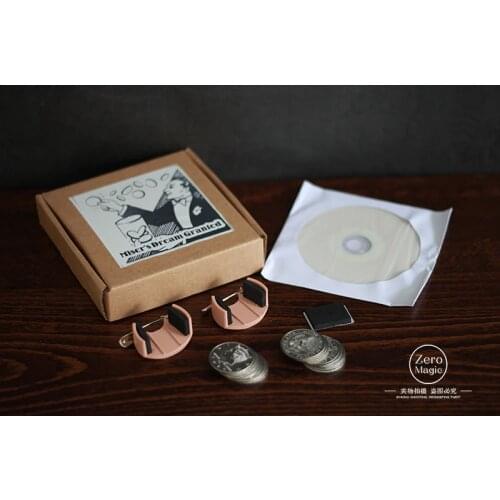 Misers Dream Granted ( DVD + Gimmick) ,magic trick,coin magic,accessories,mentalism.illusion,prop,classic toys