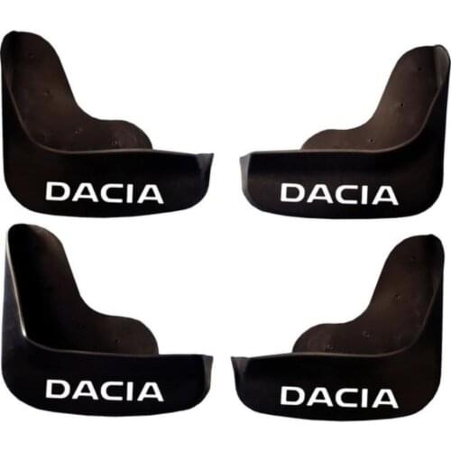 FOR Dacia Sandero Stepway Mud Flaps Fender Dust Cover Car Front Rear Mudflap Mudguards Sludge Splash Guards Mud 4Pcs Black