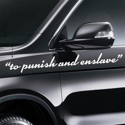 To punish and enslave Car-Styling For All Car exterior accessories