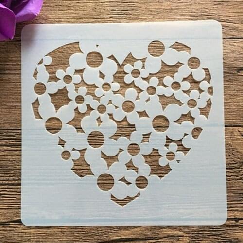 20 *18 cm size diy craft mandala mold for painting stencils stamped photo album embossed paper card on wood, fabric, wall