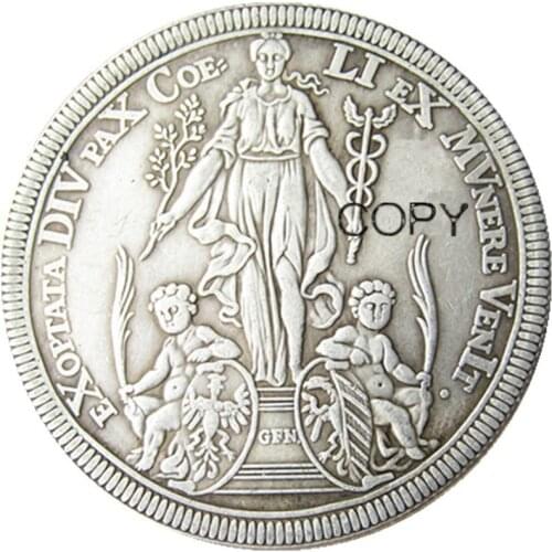 Germany, 1 Thaler 1698 Silver Plated Copy Coin