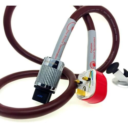 HIFI Golden cardas OFC AC fi-52 NCF (R) 20A IEC UK ver power cord vinshle